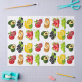 Strawberry Lemon Avocado Trauben Früchte Decoupage Seidenpapier (Basteln)