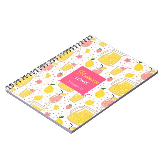 Strawberry Lemonade Notizblock (Linke Seite)