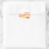 Strawberry Lemonade Runder Aufkleber (Tasche)