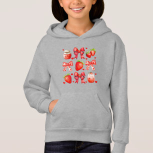 Strawberry Liebe Ästhetik Hoodie