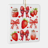 Strawberry Liebe Ästhetik Keramikornament (Rechts)