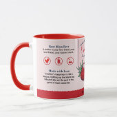 Strawberry-Liebe der Mama Tasse (Links)