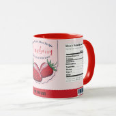 Strawberry-Liebe der Mama Tasse (VorderseiteRechts)
