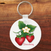 Strawberry Liebe Forever Schlüsselanhänger (Vorderseite)