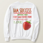 STRAWBERRY LIEBE SWEATSHIRT (Design Rückseite)