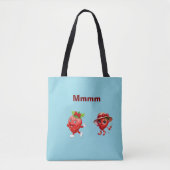 Strawberry-Liebe Tasche (Vorderseite)