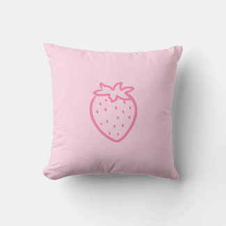 Strawberry light pink kissen