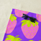 Strawberry Lila Beach Handtuch (Beispiel)
