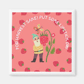 Strawberry Lipstick-Magnet Magnet (Vorne)