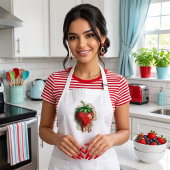 Strawberry Long Schürze