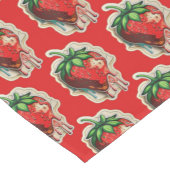 Strawberry Long Table Runner Großer Tischläufer (Ecke)