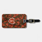 Strawberry Luggage Tag Gepäckanhänger (Vorderseite horizontal)
