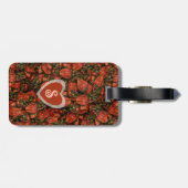 Strawberry Luggage Tag Gepäckanhänger (Rückseite horizontal)