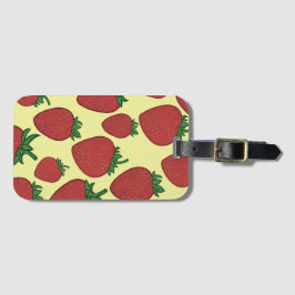 Strawberry Luggage Tag Gepäckanhänger