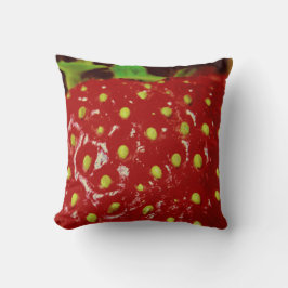 Strawberry Macrography Kissen