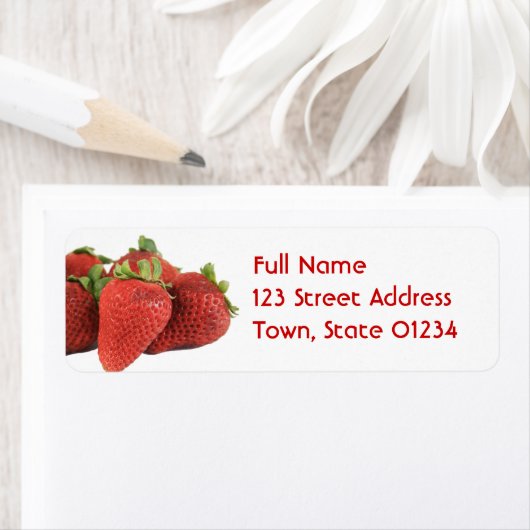 Strawberry Mailing Labels (Insitu)