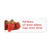 Strawberry Mailing Labels (Vorne)