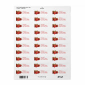 Strawberry Mailing Labels (Vorne)
