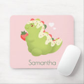 Strawberry Matcha Dinosaur  Mousepad (Mit Mouse)