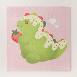 Strawberry Matcha Dinosaur Puzzle