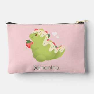 Strawberry Matcha Dinosaur  Zubehörtasche