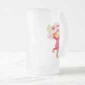 Strawberry Mattglas Bierglas (VorderseiteRechts)