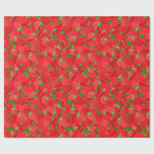 Strawberry Medley Geschenkpapier (Flach)