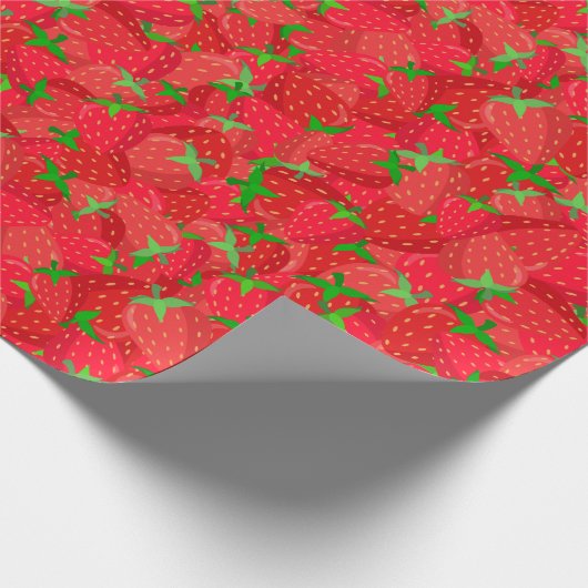 Strawberry Medley Geschenkpapier (Ecke)