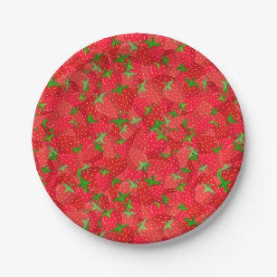 Strawberry Medley Pappteller