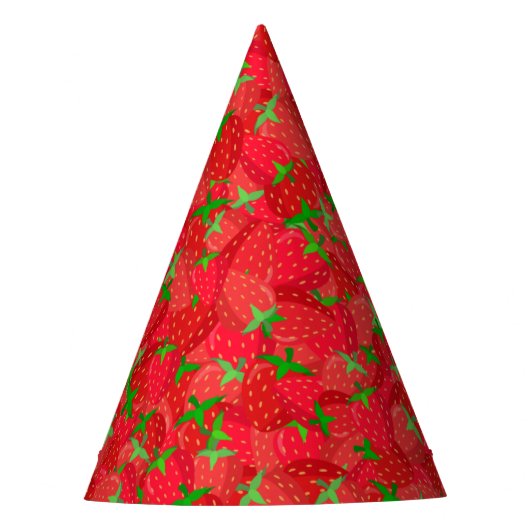 Strawberry Medley Partyhütchen (Vorderseite)