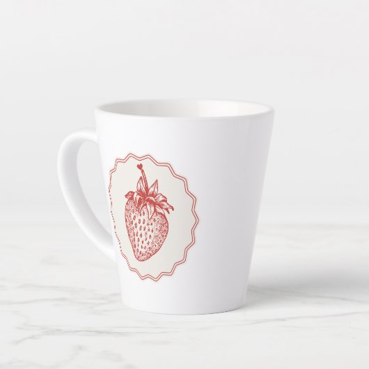 Strawberry Milchtasse (Linke Ecke)