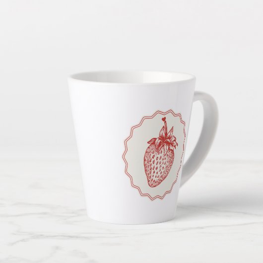 Strawberry Milchtasse (Rechte Ecke)