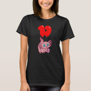 Strawberry Milk Axolotl 17. Geburtstag Kinder Ball T-Shirt