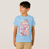 Strawberry Milk Cow Carton Niedlich Kawaii Japanis T-Shirt (Vorne ganz)