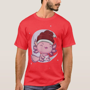 Strawberry Milk Pastel Goth Axolotl Japanischer Ch T-Shirt