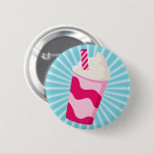 Strawberry Milkshake Button (Vorne & Hinten)