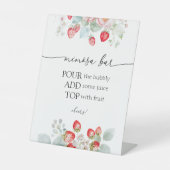 Strawberry Mimosa Bar Sign Sockelschild (Vorderseite)