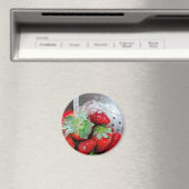 Strawberry mit Wasser Magnet (In Situ (Geschirrspüler))