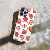 Strawberry Monogram Case-Mate iPhone Hülle