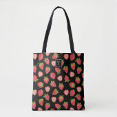 Strawberry Monogram Muster Tasche (Vorderseite)