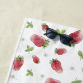 Strawberry Monogram Strandtuch (Beispiel)