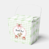 Strawberry Mouse Green Gingham Gevor Box Geschenkschachtel (Vorderseite)