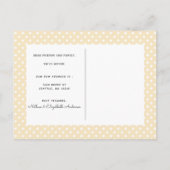 Strawberry Moving Announction Postcard Ankündigungspostkarte (Rückseite)