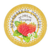 Strawberry Mustard Schneidebrett (Vorderseite)