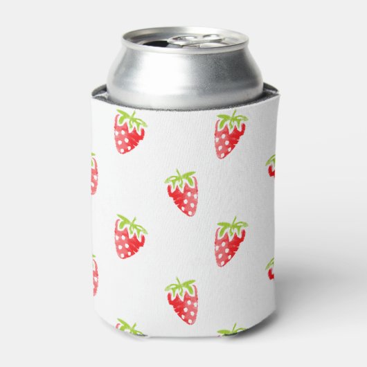 Strawberry-Muster Dosenkühler (Kanne Vorderseite)