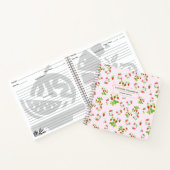 Strawberry-Muster für Wasserfarbe in Rosa Notizblock (Innenseite)