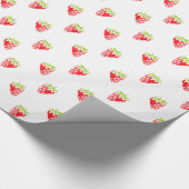 Strawberry-Muster Geschenkpapier (Ecke)