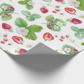 Strawberry-Muster Geschenkpapier (Ecke)