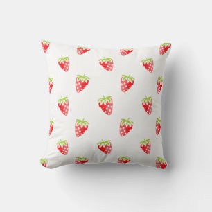 Strawberry-Muster Kissen