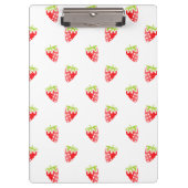 Strawberry-Muster Klemmbrett (Vorderseite)